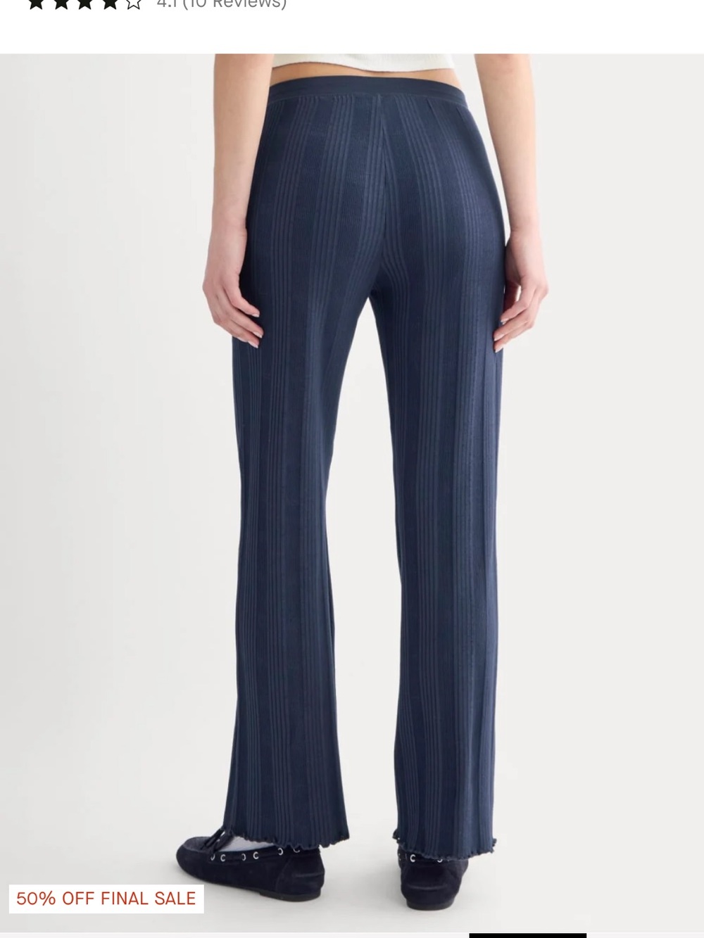 Everlane Lounge Rib Pant - Picture 4 of 9
